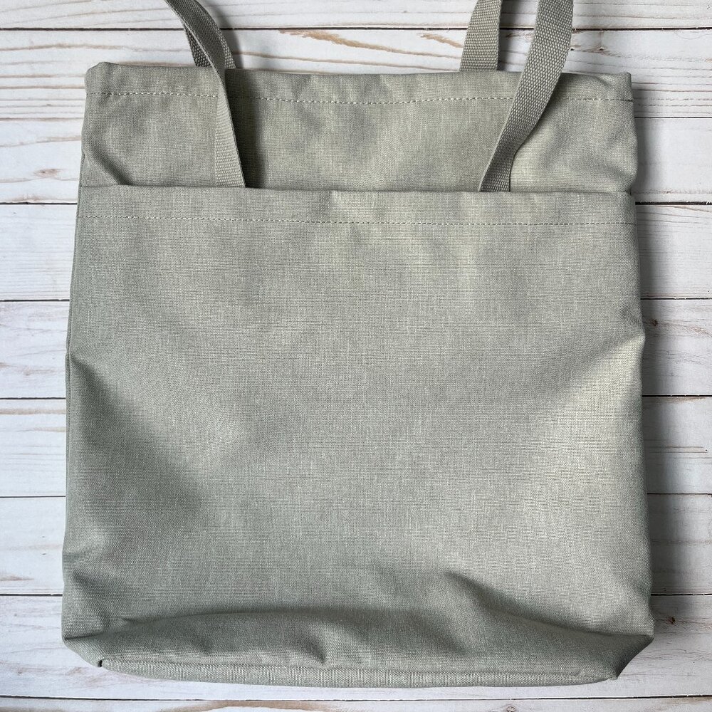 IKEA DROMSACK Convertible Tote Bag Backpack Gray - Picture 2 of 13